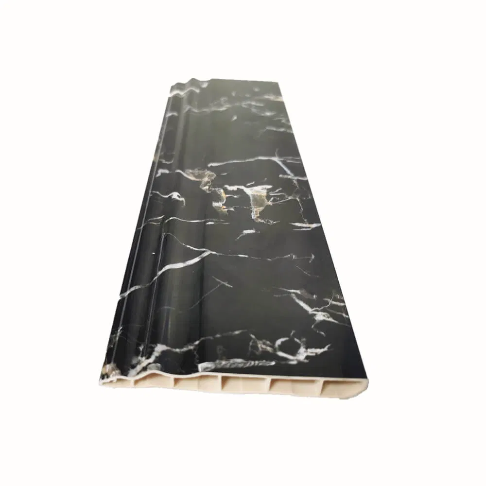 3D Marble Design PVC Wall Skirting Board Protectors Floor Skirting Tile