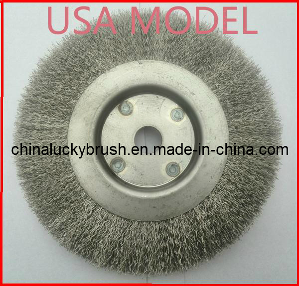 6" Stainless Steel Wheel Brush Popular for USA (YY-347)