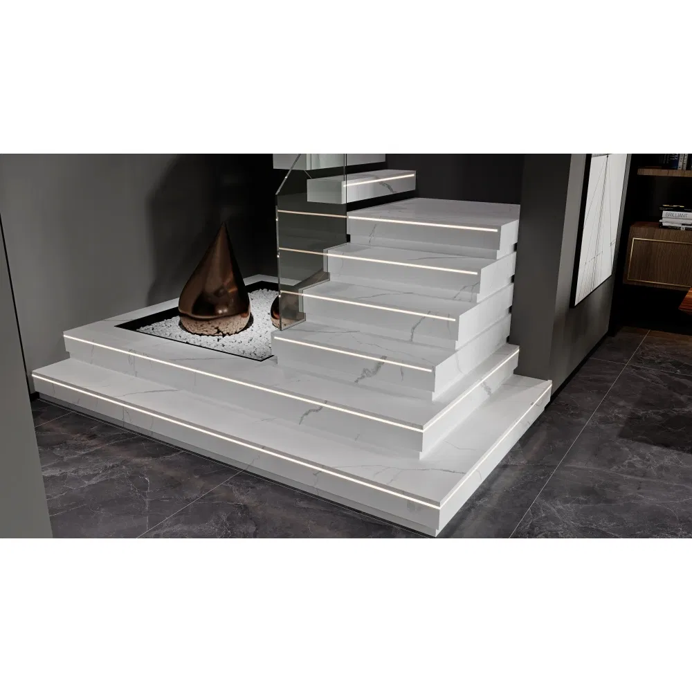 Eco-Friendly Heat-Resistant Marble-Look Scratch-Proof High-Gloss Matte Silk Finish Big Size Sintered Stone