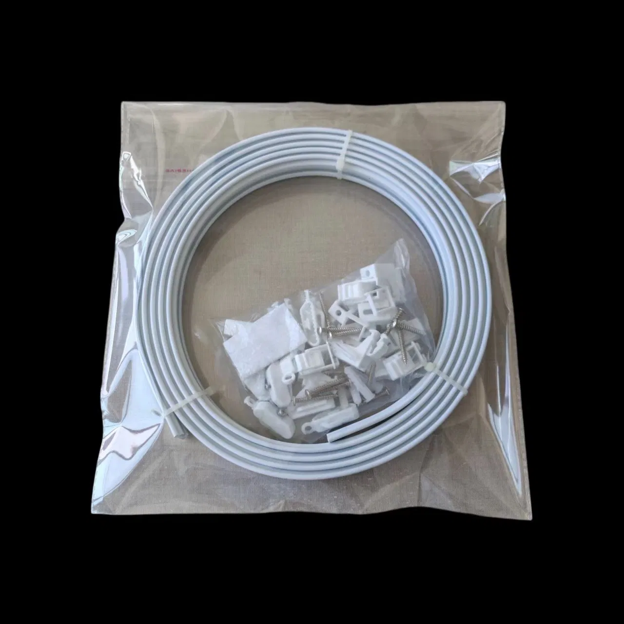 Straight and Curved Curtain Tubes for Wall Mount Window Room Divider