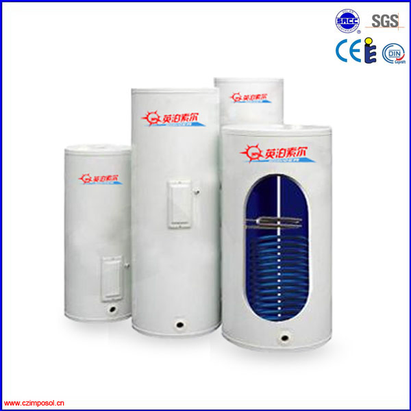 Split Pressurized Copper Coil Solar Water Tank