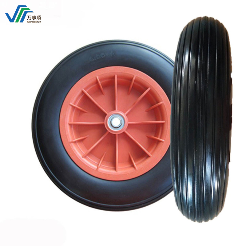Made in China Hand Trolley PU Foam/Foaming Tyre Wheelbarrow /Wheel Barrow Solid Rubber Wheel