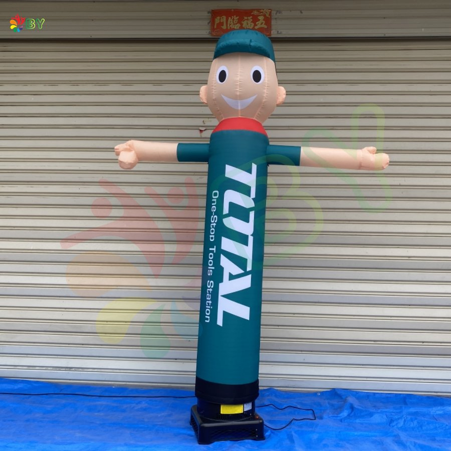 Boyan Customized Inflatable Sky Air Dancer Dancing Man with Blower for Advertising