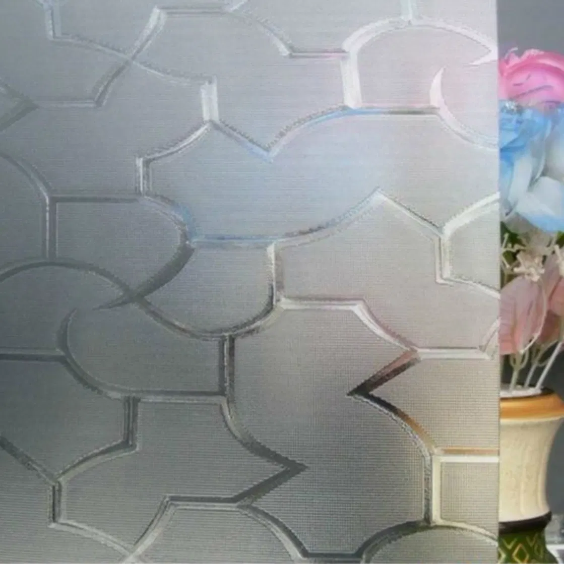 5mm High-Quality Best Price Nashiji Moru Karatachi Patterned Glass