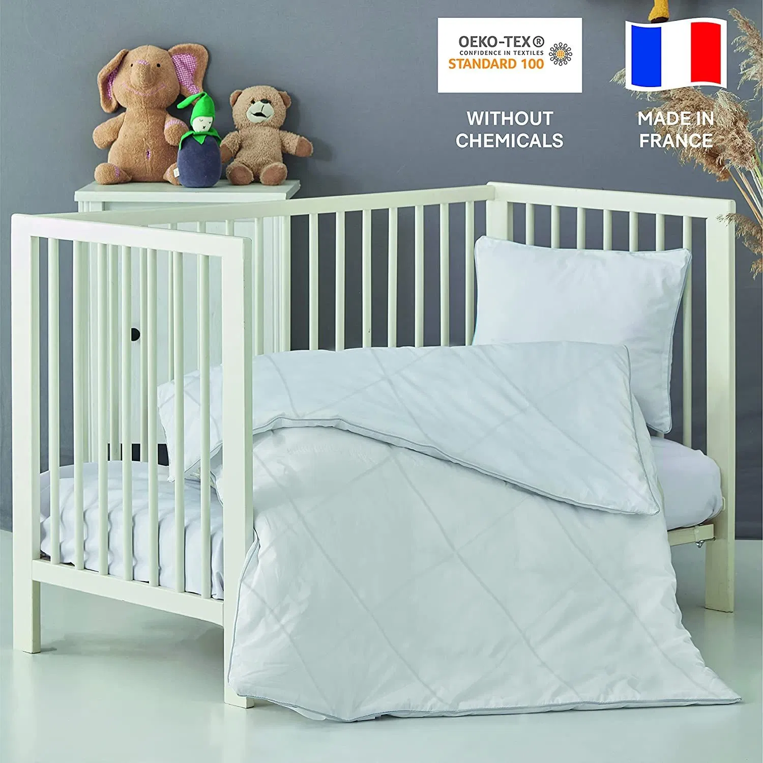 Kids Microfibre Duvet Set 100 X 135 Cm Including Comforter and Head Pillow 40 X 60cm