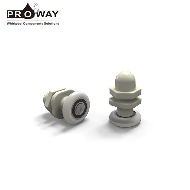 Proway Sliding Shower Window Plastic Roller, Bathroom Glass Door Wheel, Shower Door Pulley