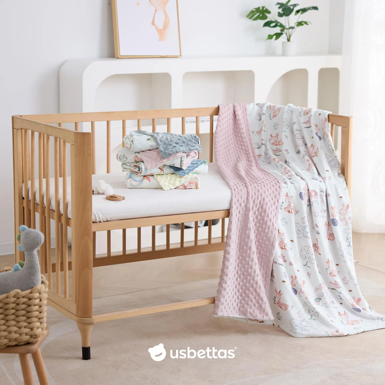 ODM Baby Blanket Free Shipping Breathable Cotton Warmth Skin Friendly Cozy Baby Winter Blanket