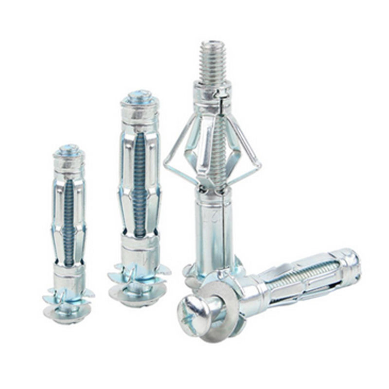 M4 M6 M8 Drywall Plasterboard Heavy Duty Hollow Wall Expansion Anchor with Screw