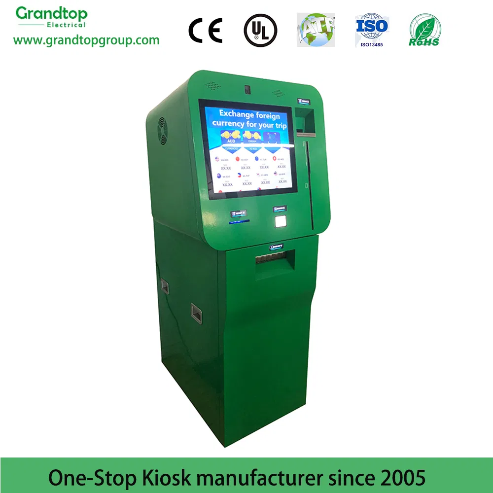 Self Service Currency Exchange Machine with Touch Screen Monitor/Thermal Printer