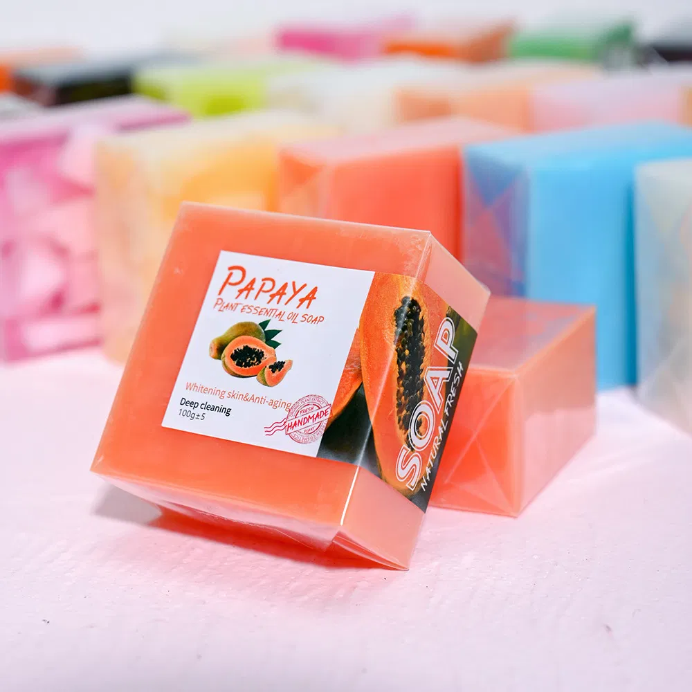 Herbal Soap Handmade Organic Essential Oil Face Bath Beauty Skin Care Soap