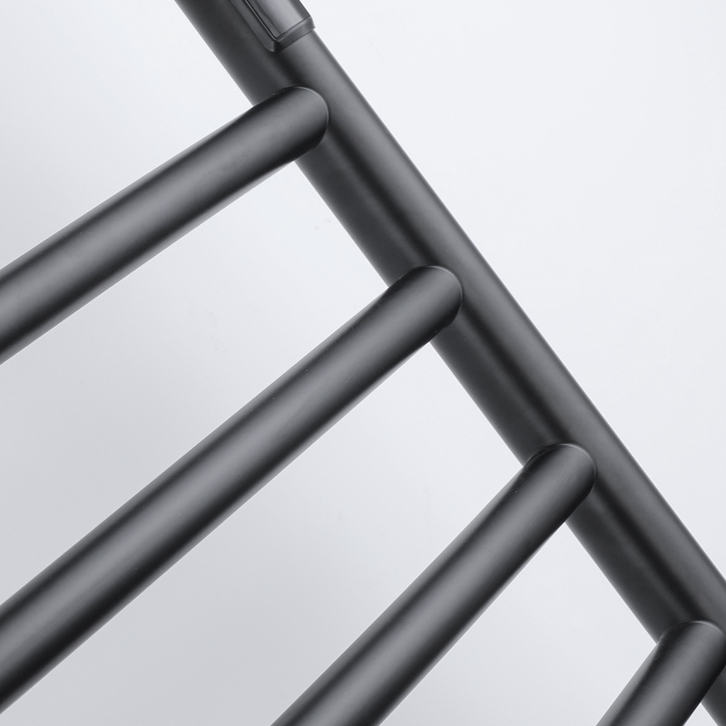 Stainless Steel Matt Black Heated Towel Rack Electric Towel Warmer