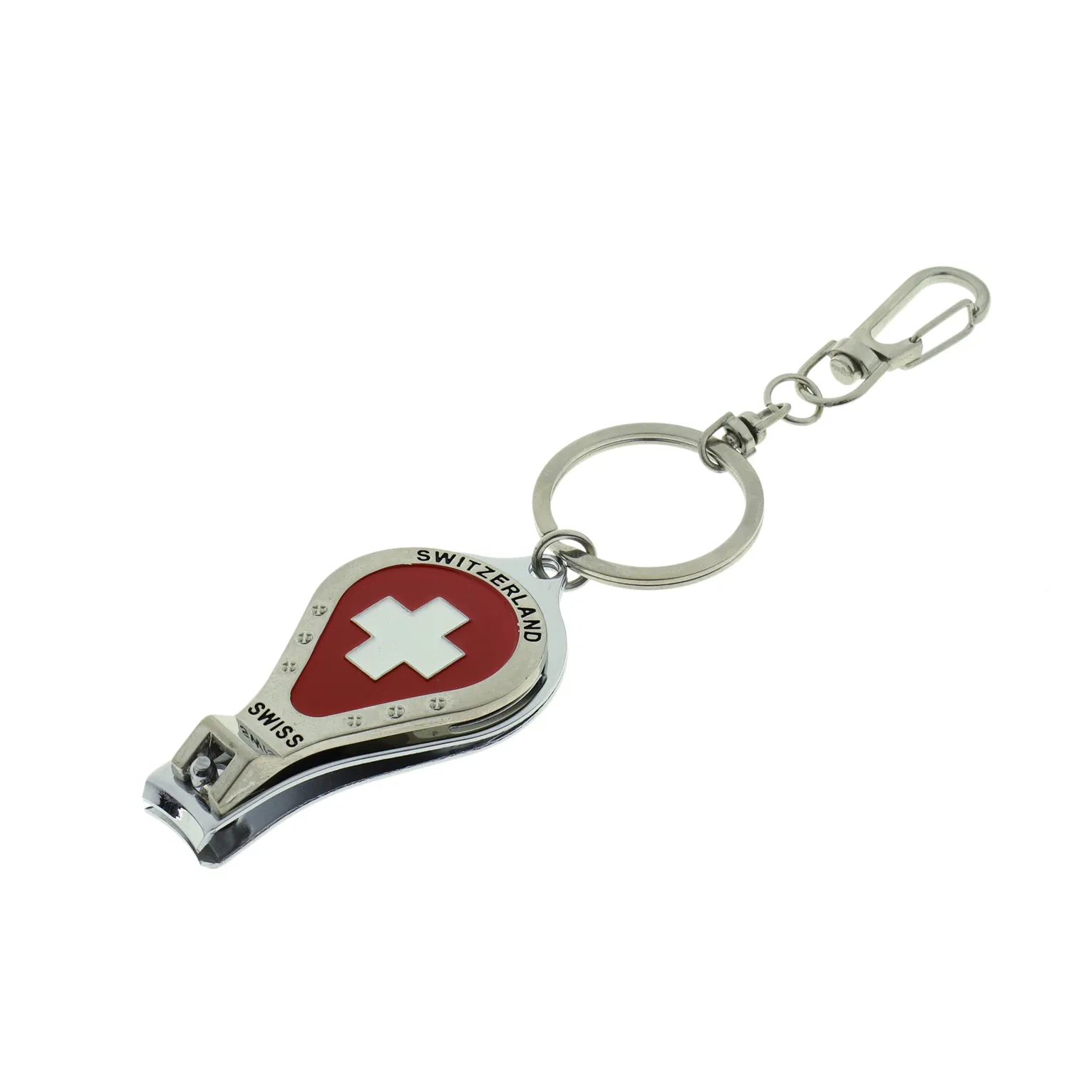 Square Gold Printing Logo Nail Clipper with Keyring (NC06)