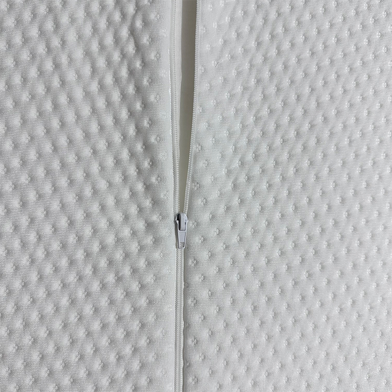 100%Cotton Wax Fabric Blue Cooling Gel Memory Foam Pillow for Adult Neck