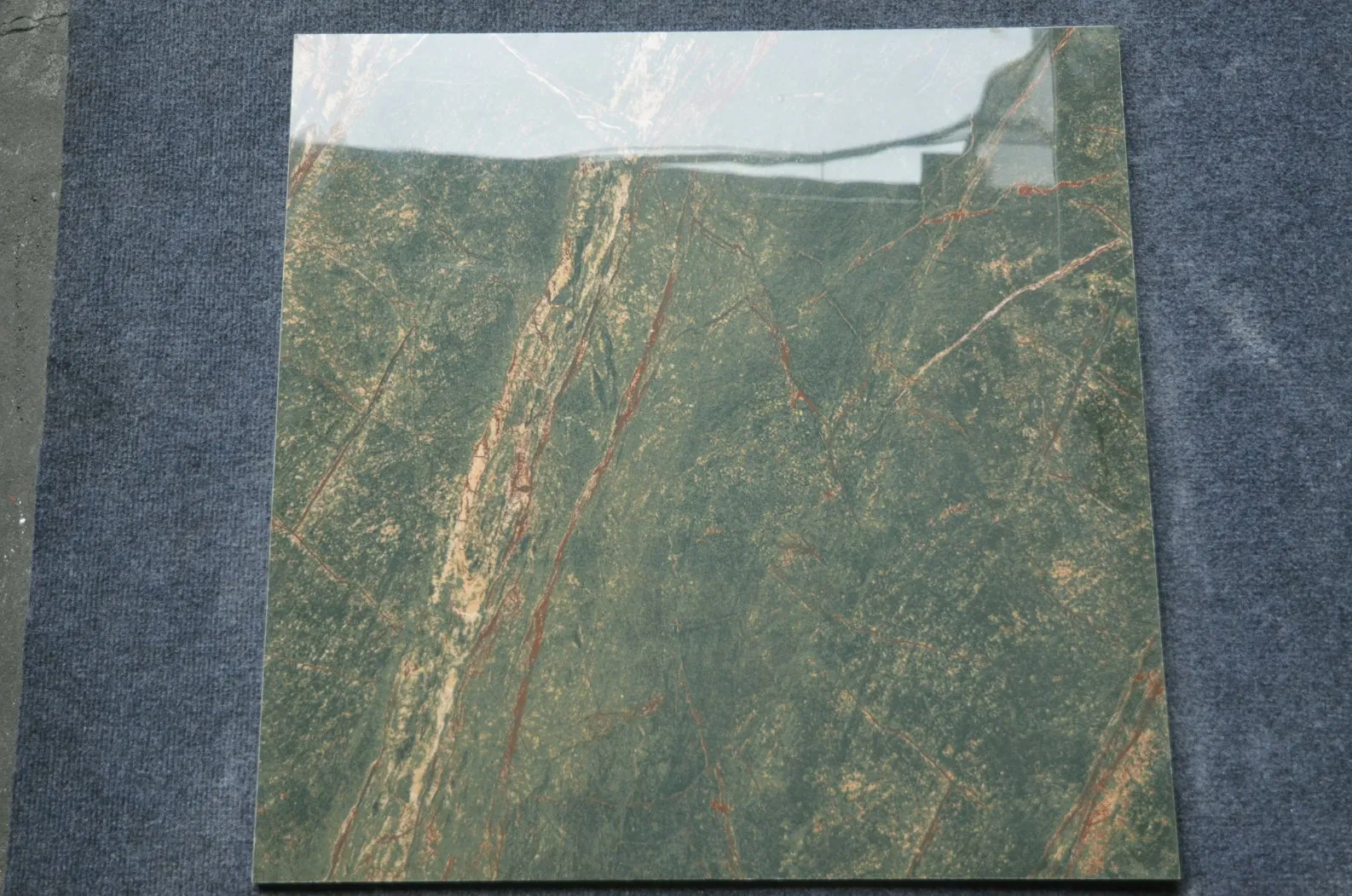Плитка напольная Classic Dark Green Marble 600x600