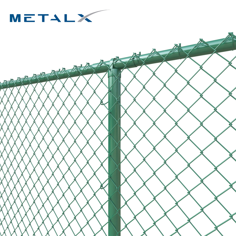 Low Price 6X6 Cyclone Wire Football Field School Chain Link Fence Panels for Sale