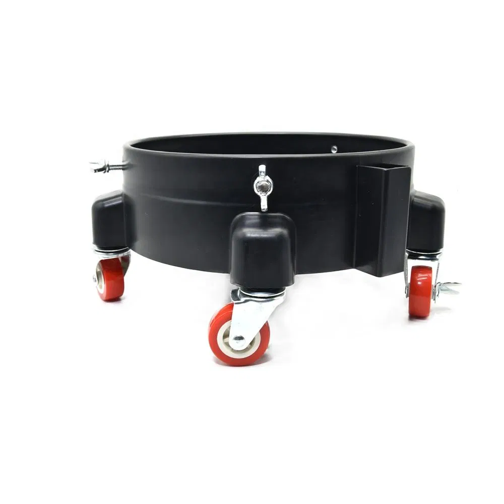 Shineopen 360 Degree Wash Bucket Round Moving Dolly Hold up to 5 Gallon Bucket Seats
