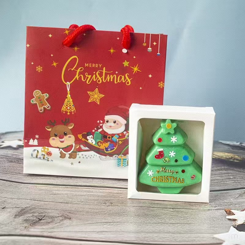 OEM ODM Handmade Christmas Gift Soap Santa Claus Christmas Tree Snowman Designs