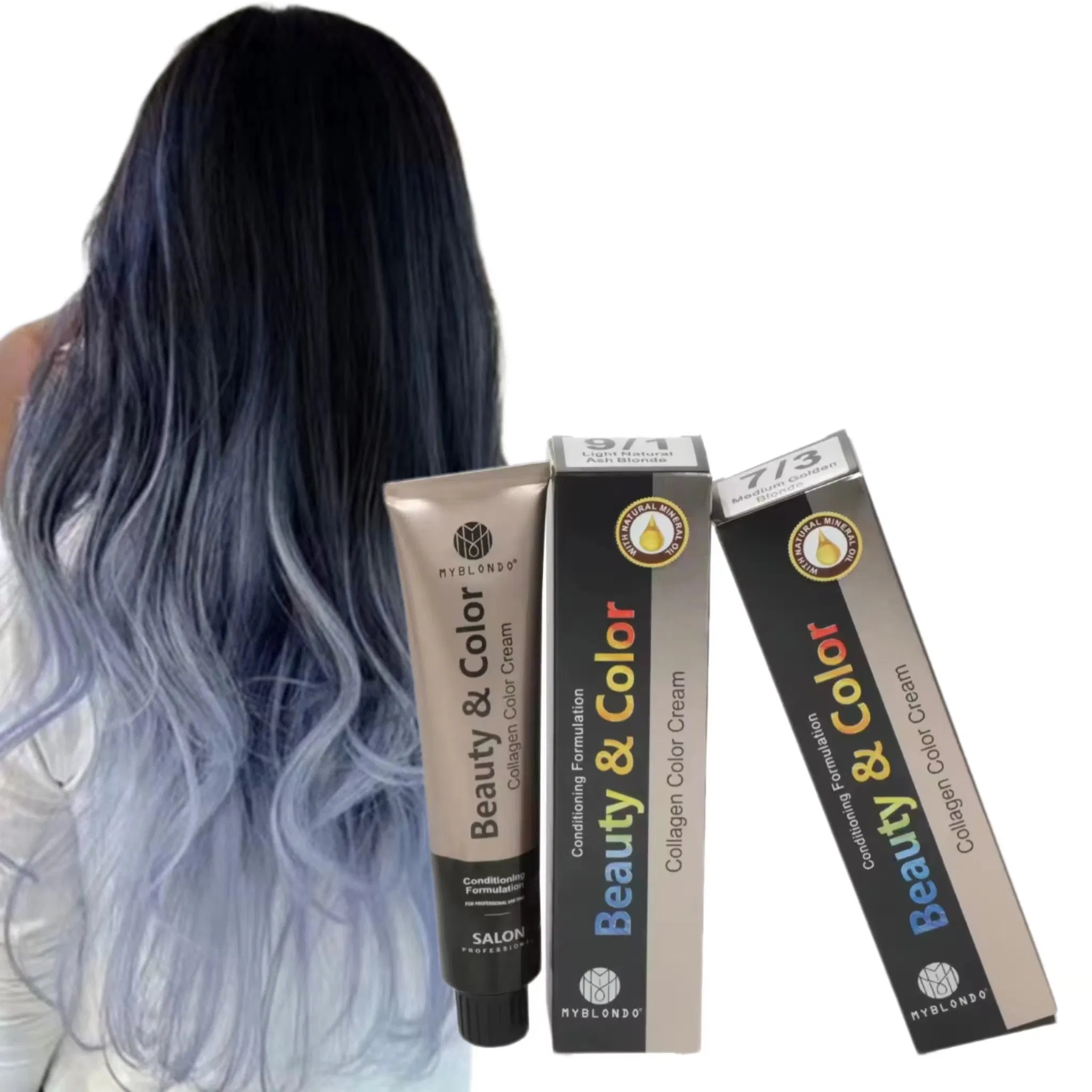 Fast Shipping Professional Color Cream Permanent 68 Colors Non-Damage Shiny Hair Dye Coloring Cream