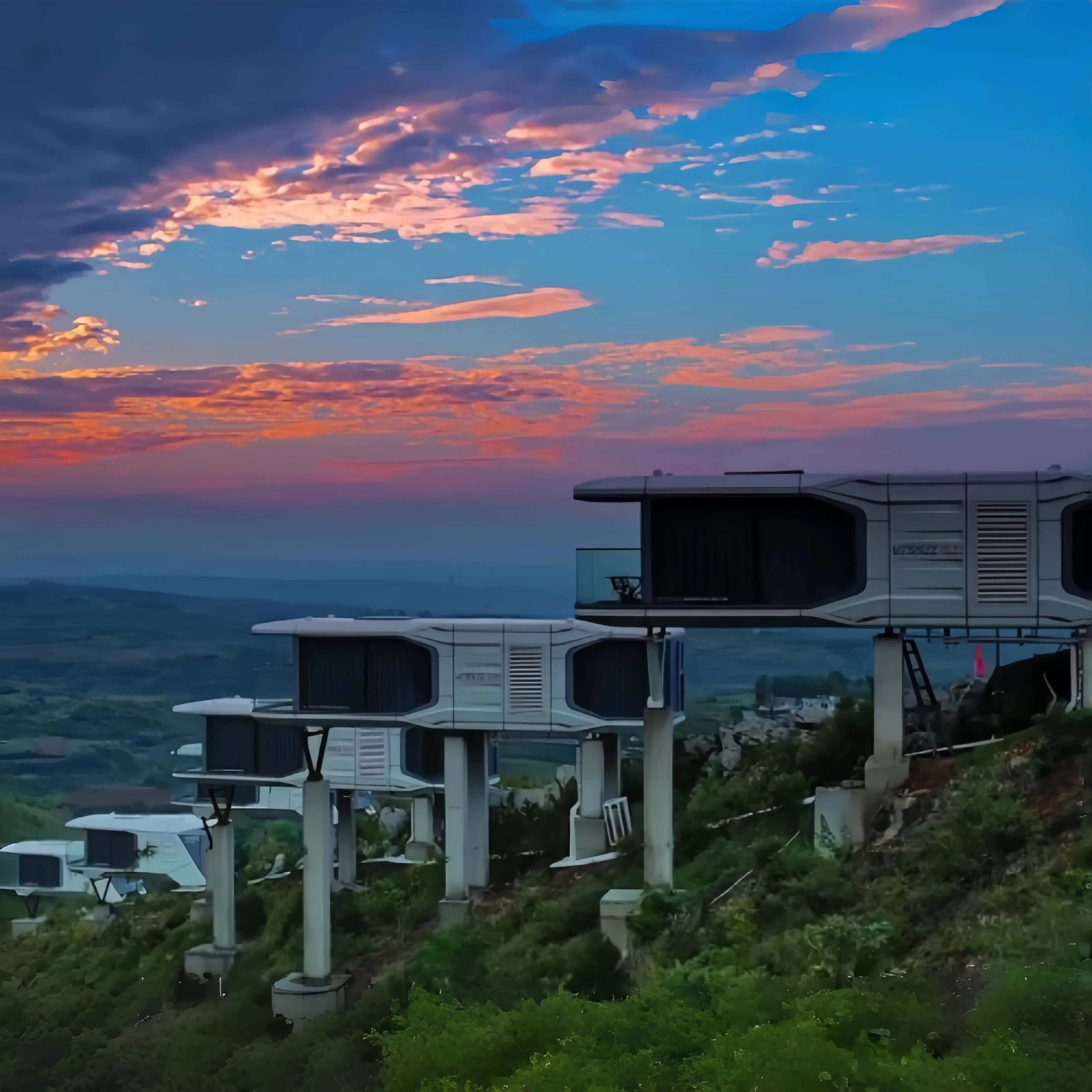 Camping Customized Capsule Hotel Pod Tiny Capsule House The Office Houses