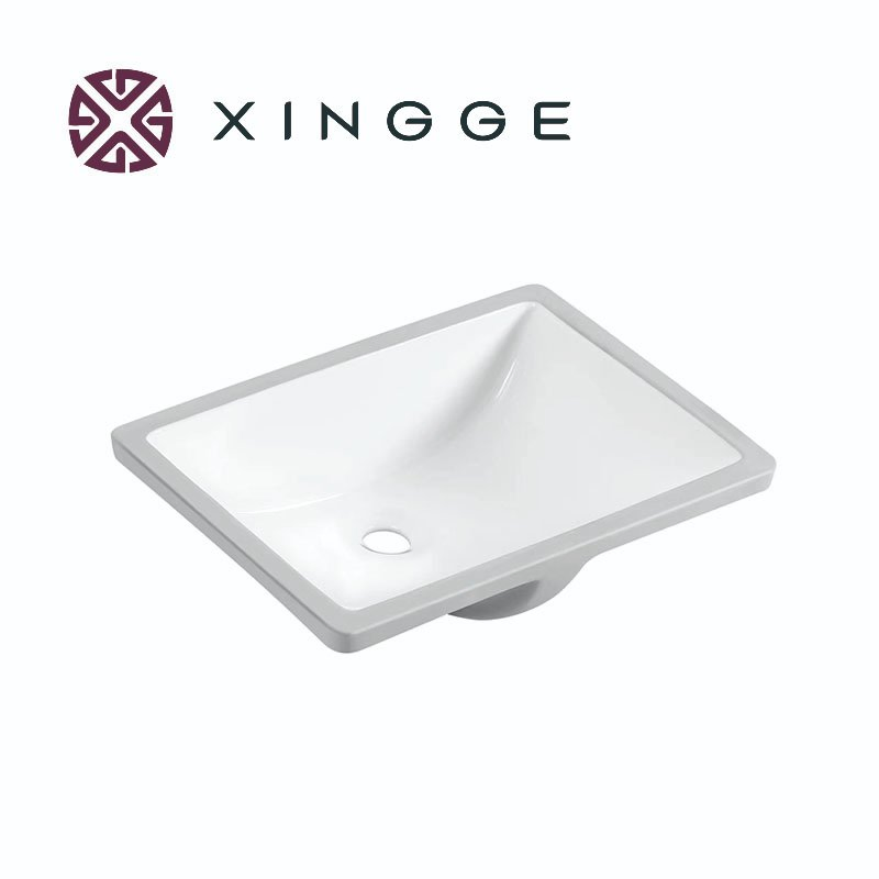 Stylish Matte Black Undercounter Ceramic Wash Basin for Bathrooms