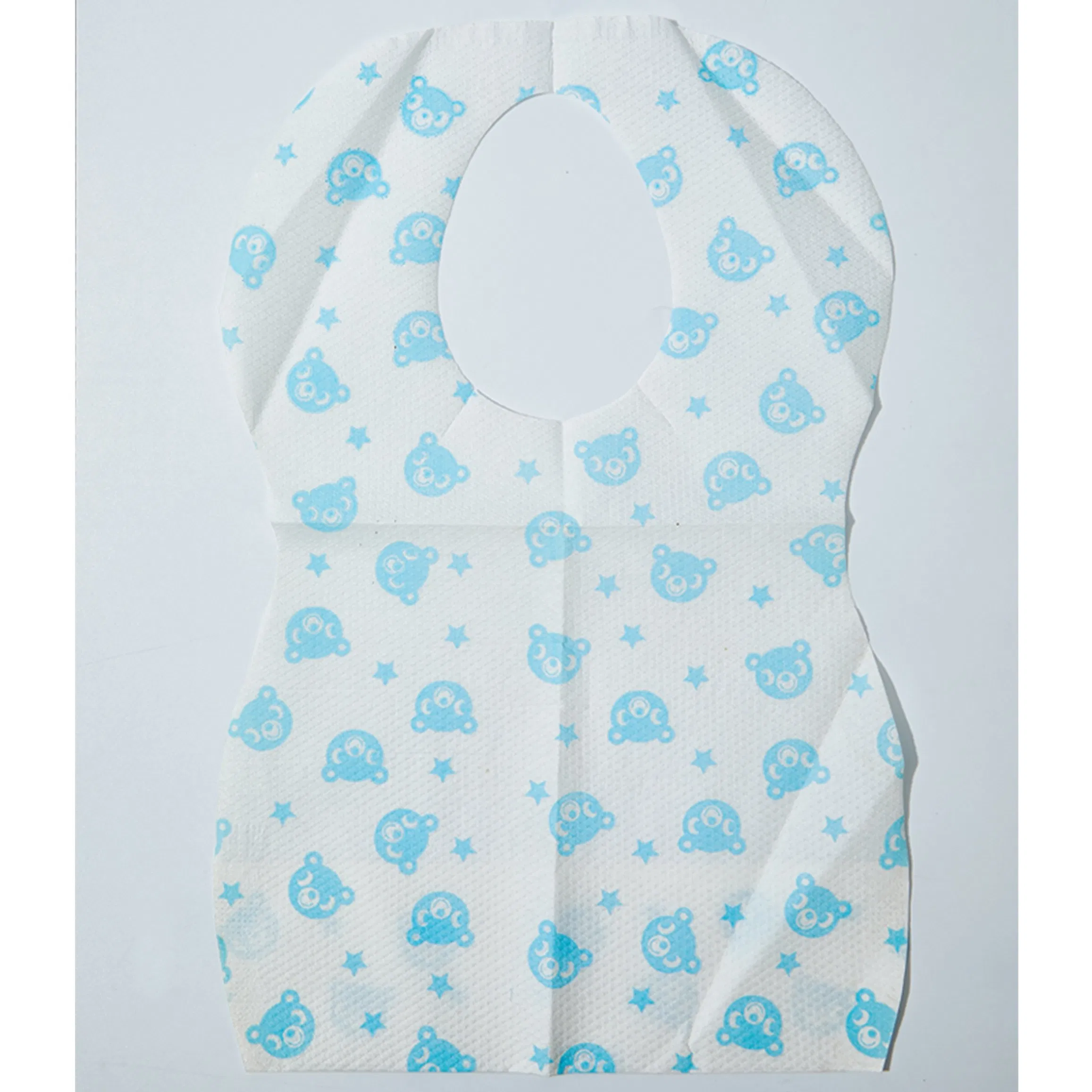 Customizable Eco-Friendly Portable Nonwoven Baby Bibs for Easy Cleanup During Meals