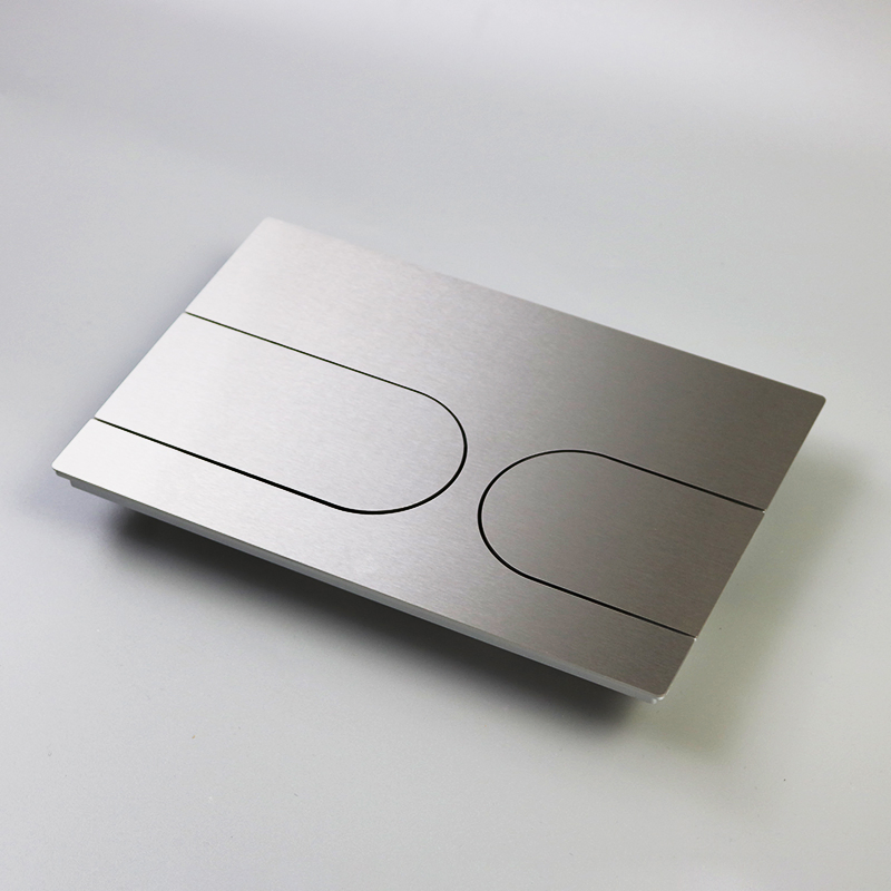 Concealed toilet water tank Stainless steel trigger plate flush panel