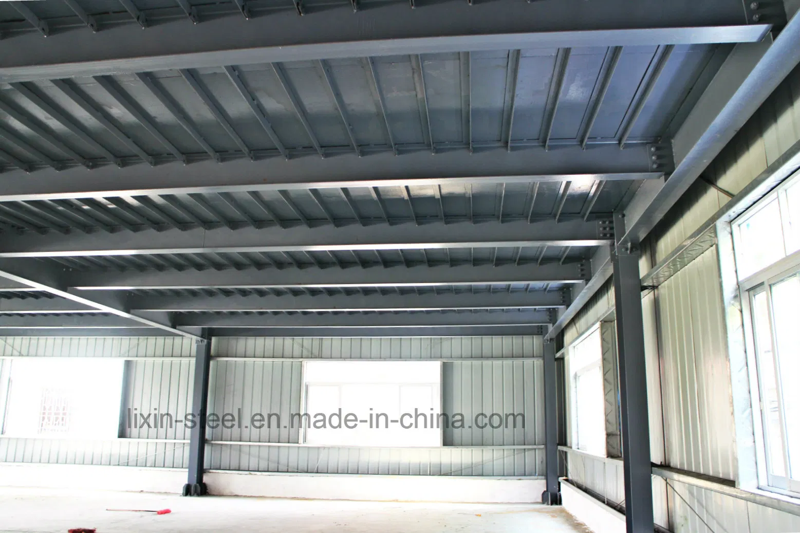 Prefabricated Steel Frame Mezzanine Office with Steel Beam and Column