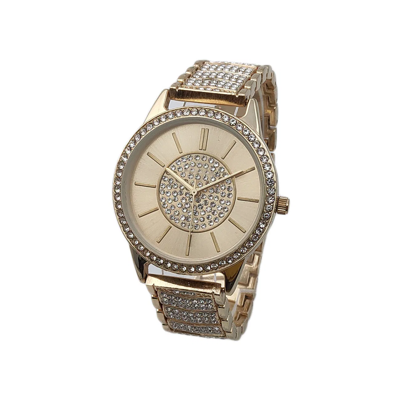 Customized Fashionable Luxry Stone Watch Lady Wrist Watch