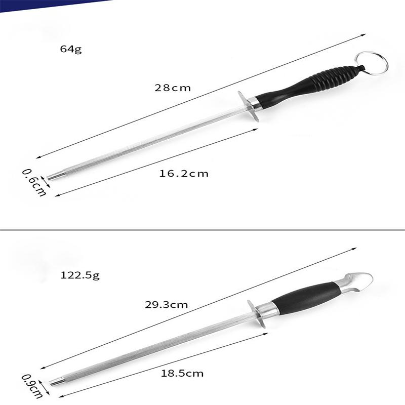 Мусат для заточки ножей Professional Carbon Black, 7 дюймов