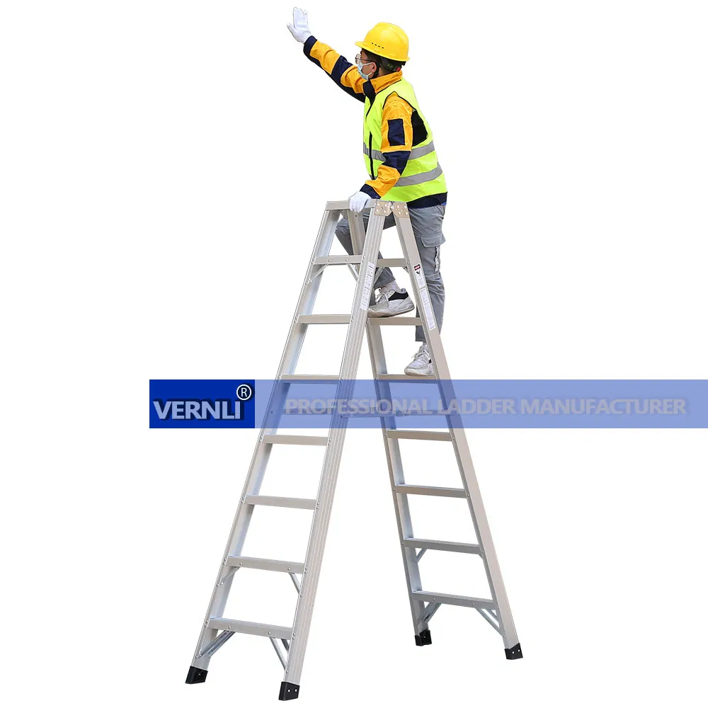 En 131 Standard Aluminum Portable Single Side Step Foldable Ladder