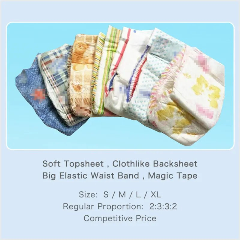 Premium Affordable B Grade Baby Diapers Sourced From China