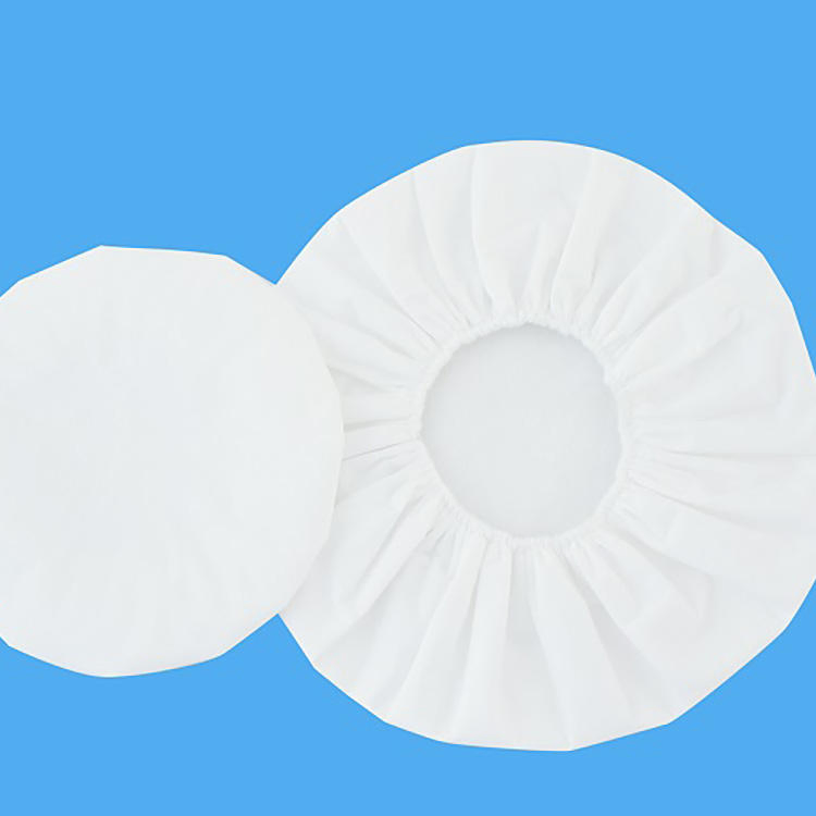 Needle Cotton 50%Viscose 50% Polyester 50g PE Film Waterproof Hotel Disposable Shower Cap