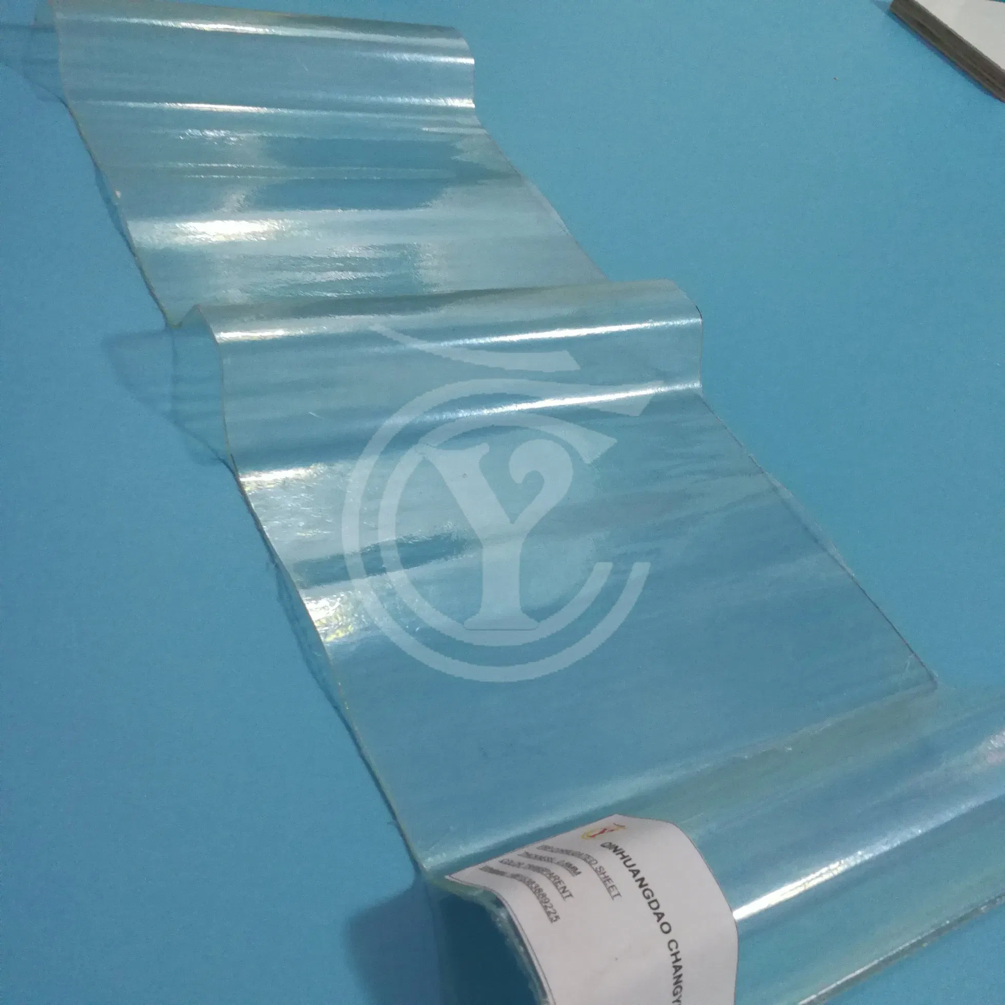 Corrugated Coated Blue Anti-Corrosive FRP Tile FRP Roof Panel