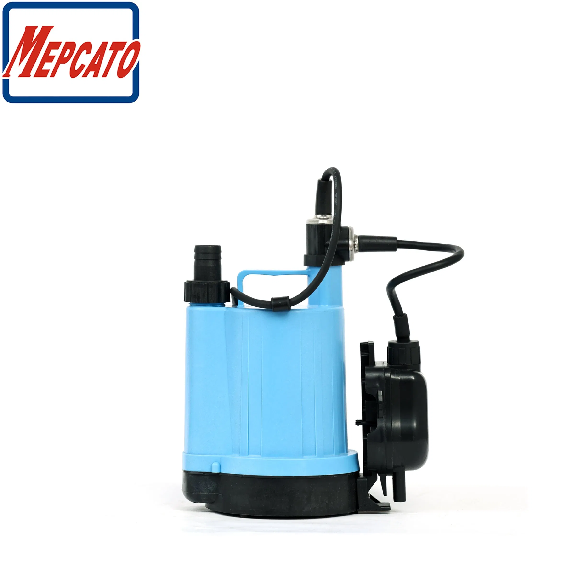 100W Small Portable Low Level Drainage Plastic Electric Centrifugal Submerged Dewatering Pump with Sensor Floater Switch for Water Tank Pond Sump Basement Bomba