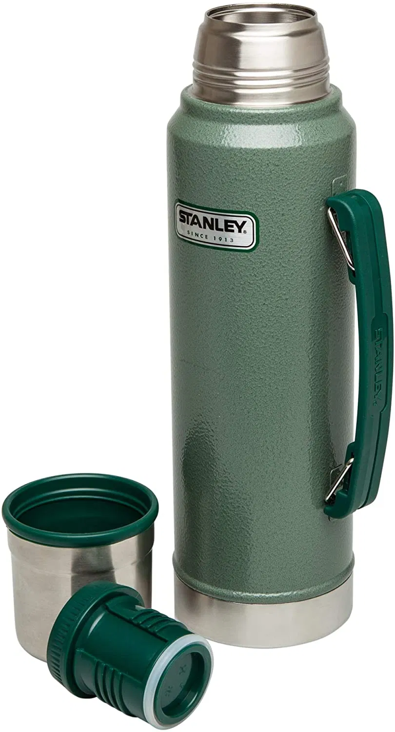 304 Stainless Steel Double-Layer Thermal Insulation Portable Water Kettle Large Capacity Outdoor Vehicle Travel Pots with Handle