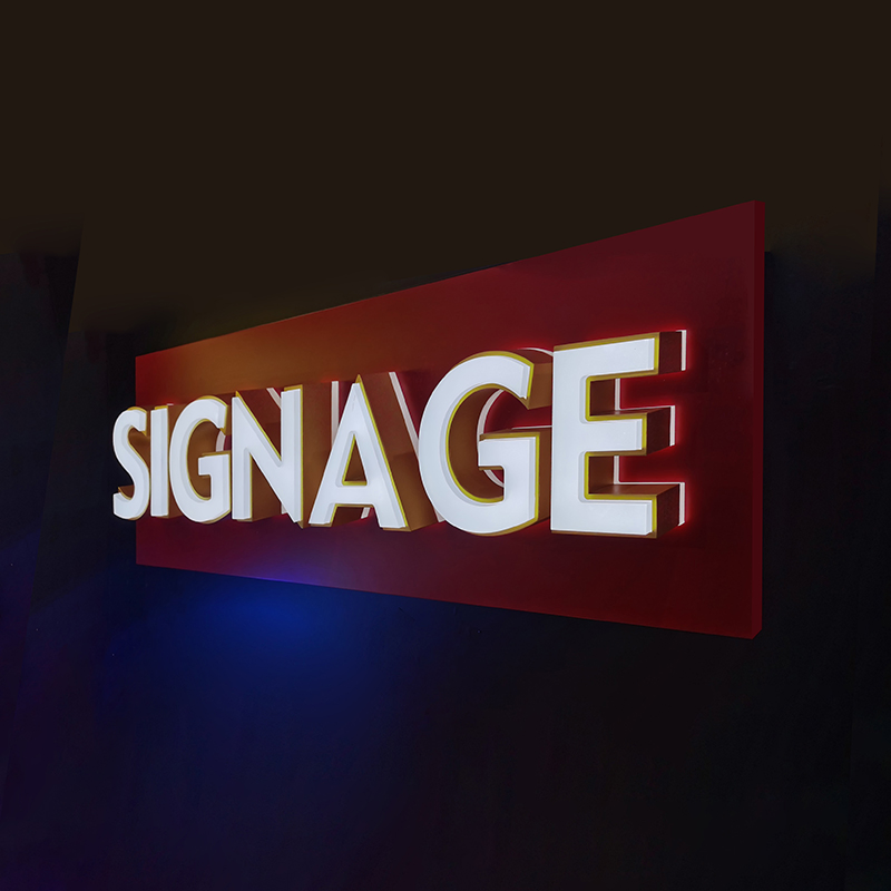 Ezd Outdoor Business Illuminated Backlit Channel Letter Signage Digital Sign Board