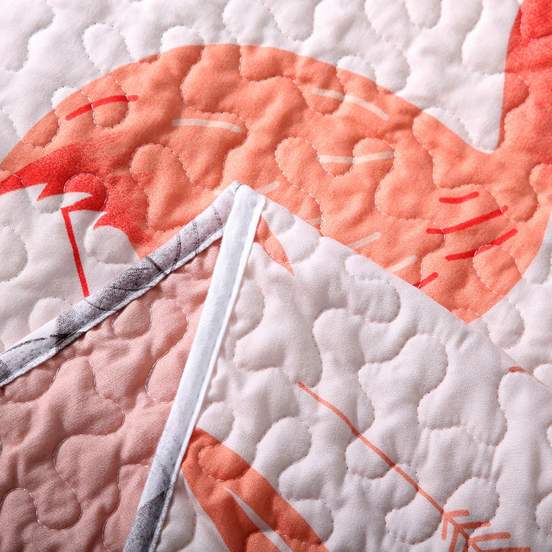 Custom Soft Warm Embroidery Quilted Cheap Bedspread Summer Blanket