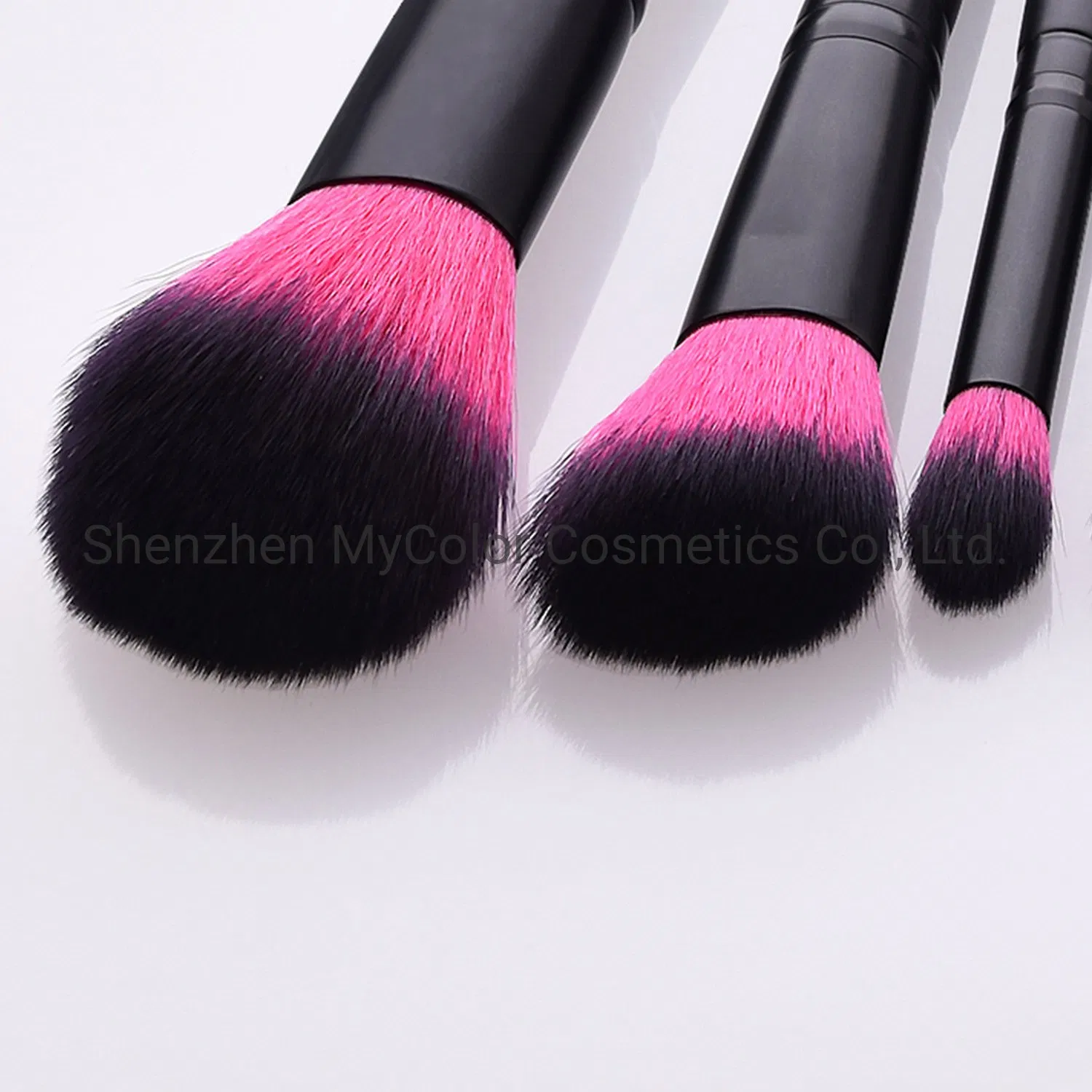 OEM Professional 10PCS Cosmetics Makeup Brush Set with Synthetic Kabuki Powder Blush Brushes