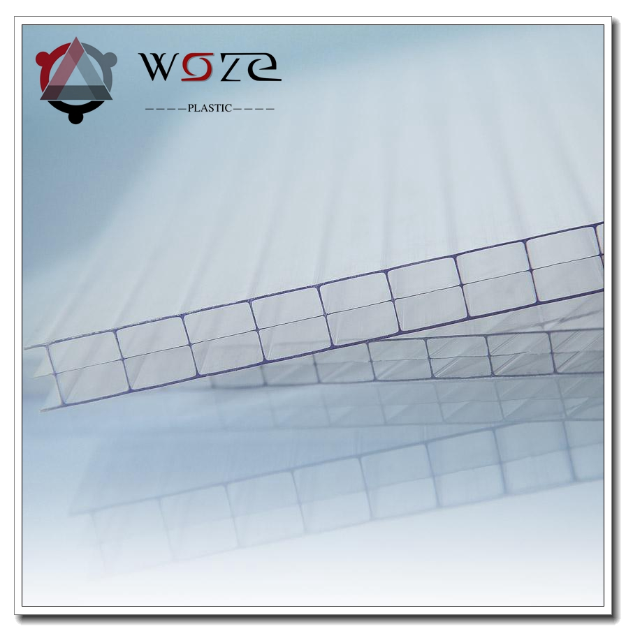 High Impact Four Walls Polycarbonate Hollow Sheet Roofing Sheet
