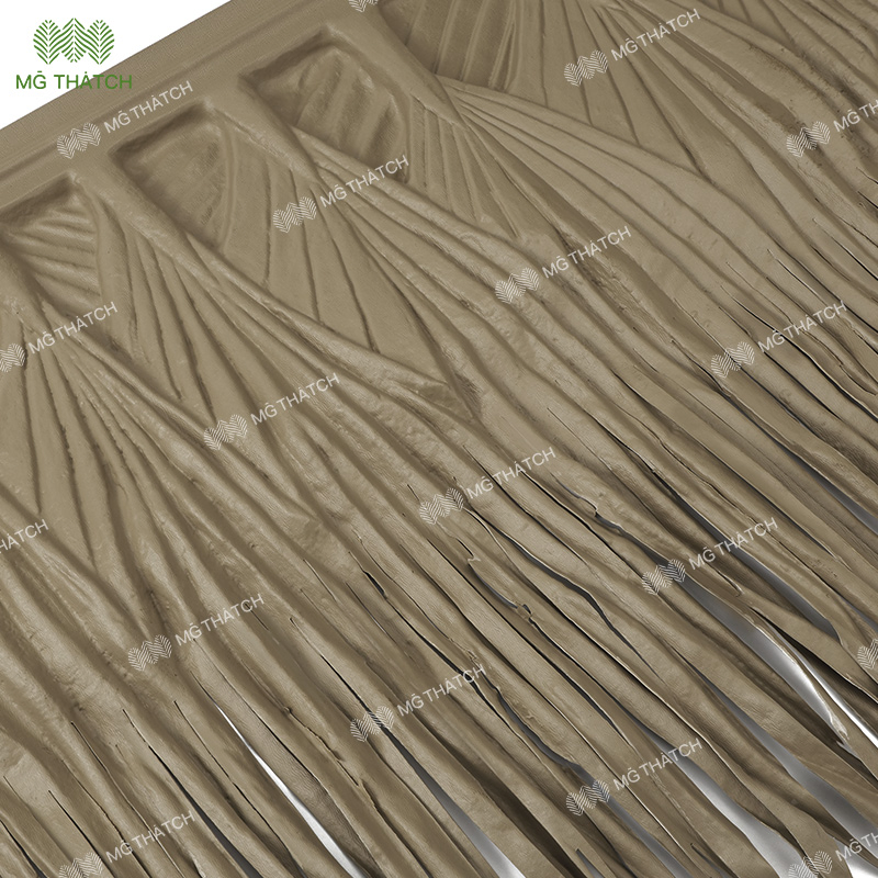 UV Resistant Roof Synthetic Palm Leaves Palma Sintetica 100% Waterproof Function Plastic Artificial Palm