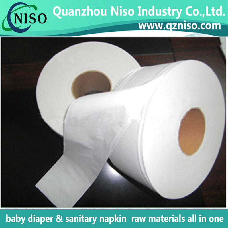 Natural Jumbo Roll Tissue Paper for Diaper with SGS (JR-014)