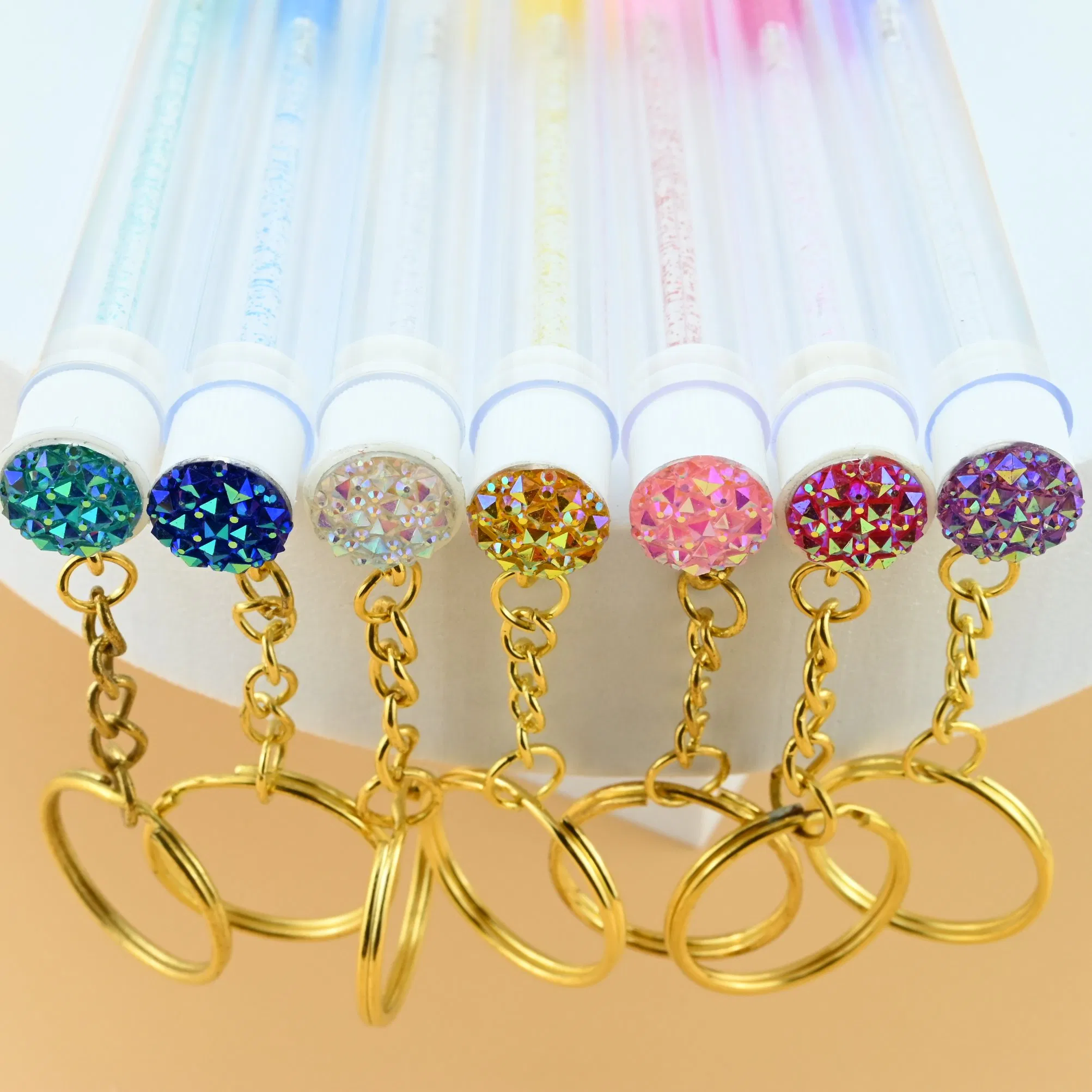 Eyelash Brush Tubes with Crystal Lash Mascara Wands Eyebrow Comb Spoolies Container Lash