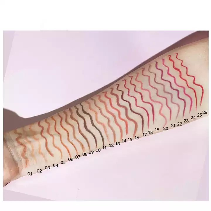 Wholesale High Quality 26 Colors Lipliner Vegan Long Lasting Custom Private Label Matte Lip Liner Pencil