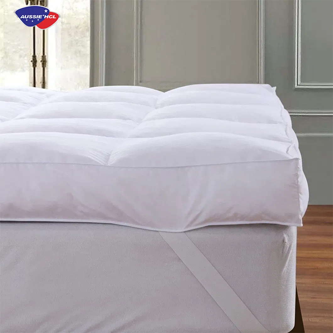 Matelas 140X190 Cooling Overfilled Mattress Pad Full Size Extra Thick Cooling Mattress Topper for Back Pain Breathable Quilted Pillow Top Double Bed Toppers