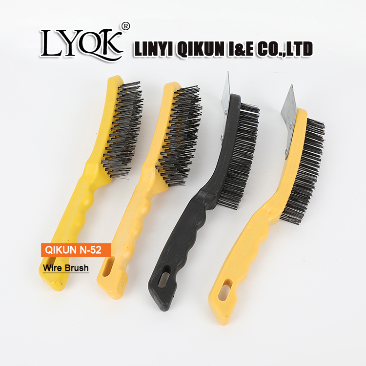 N-28 Knotted Wheel Cup Brush with Carbon Steel Wire