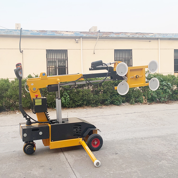 Rubber Construction Shovel Metal Sheet Lifter 400kg Glass Installation Vehicle