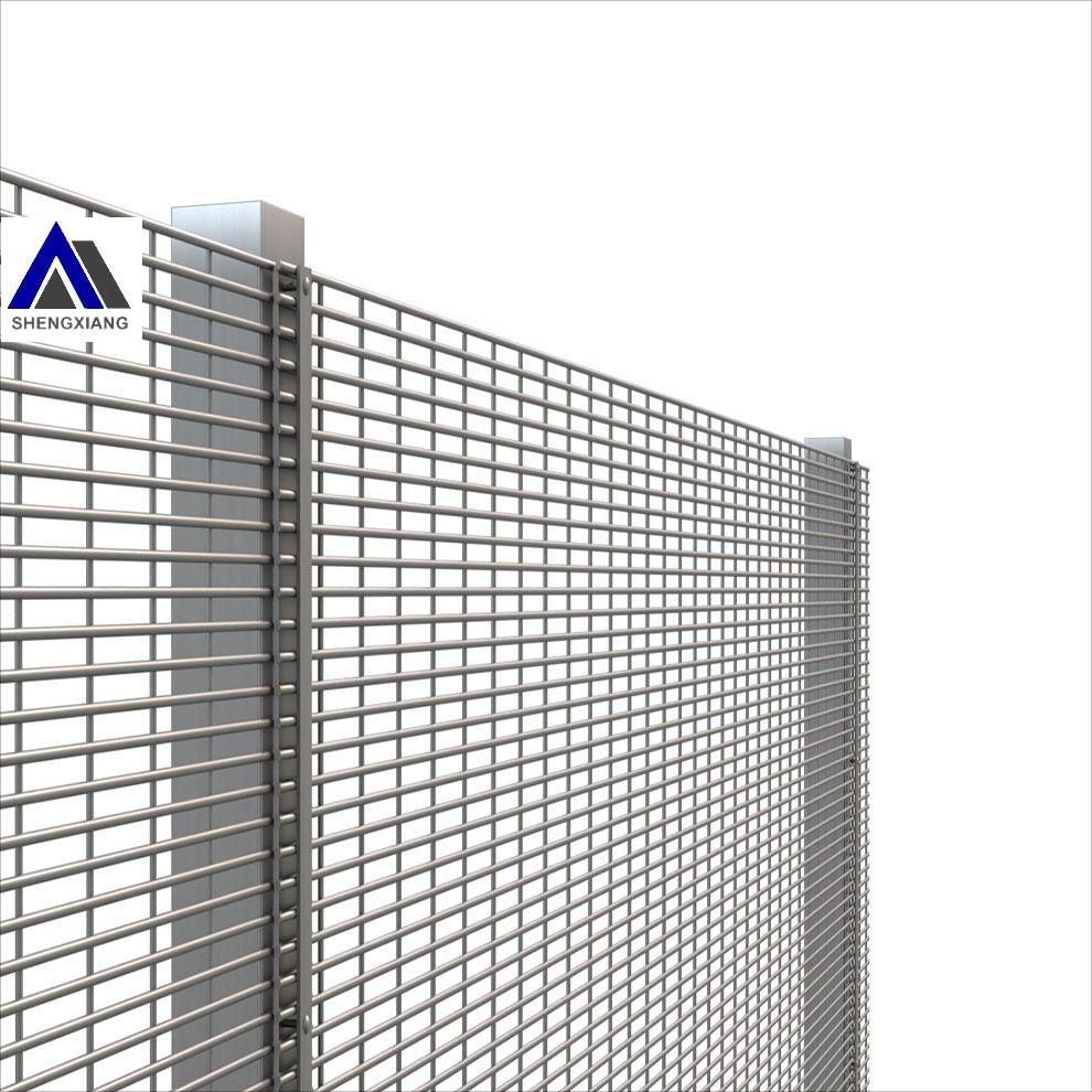 High Anti Climb Security Prison Fence Panels 358 Iron Garden Mesh Fence Anti Theft Fence