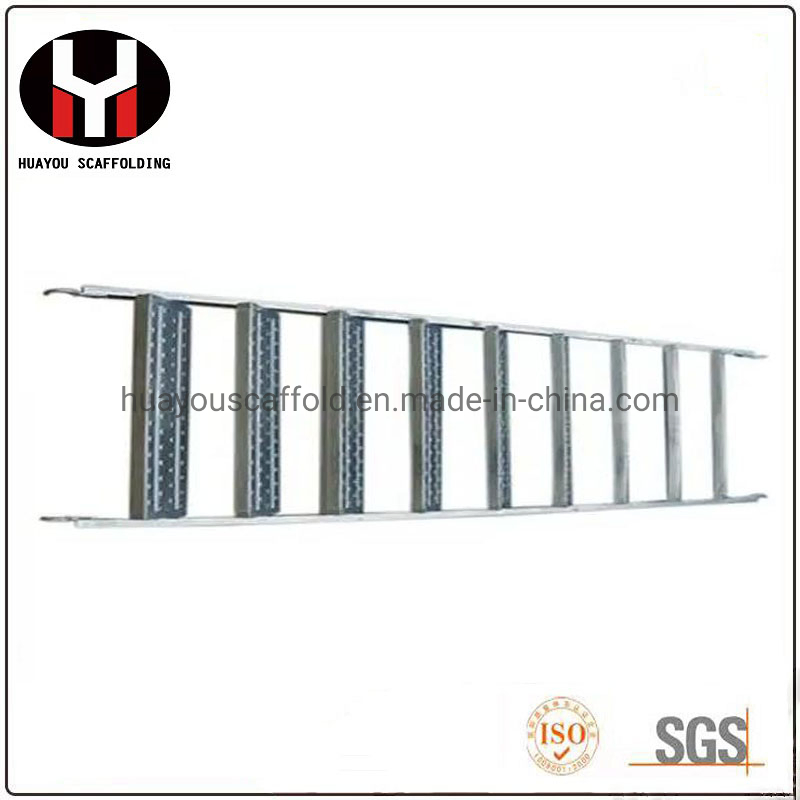 Galvanized Mobile Climbing Tower Scaffolding Steel Step Ladder Metal Staircase for Modular Scaffolding System
