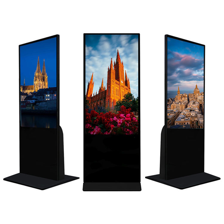 Floor Stand 32 43 49 55 Inch Android WiFi LCD Advertising Player Free Stand Digital Signage Display Kiosk