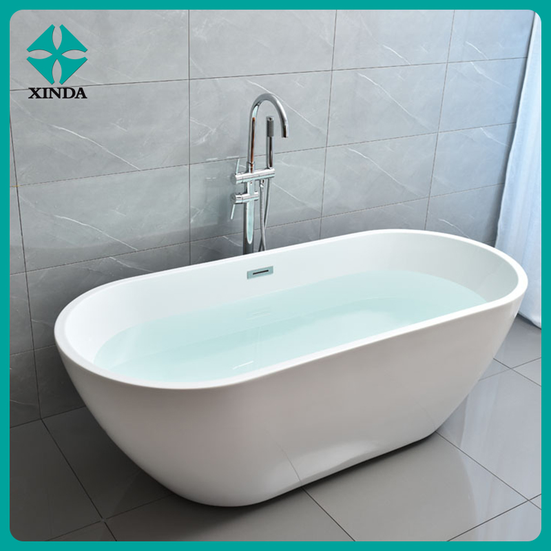 Угловая акриловая ванна с гидромассажем